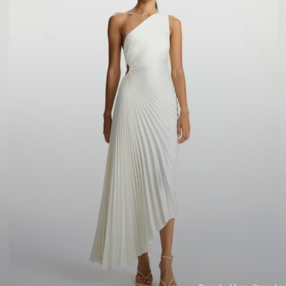 A.L.C. - Delfina Satin Pleated Dress (new)
